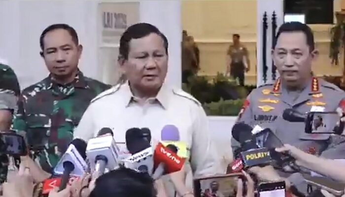 Prabowo: Tentara dan Polisi Rakyatlah yang Menggaji Saudara