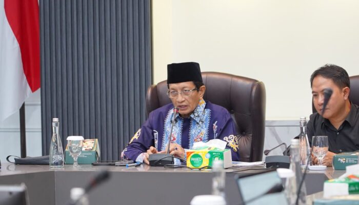 Menag Nasaruddin Umar Minta Seluruh Jajaran Kementerian Agama Siapkan Layanan Prima bagi Jemaah Haji
