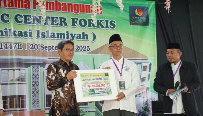 Pegadaian Turut Mengawal Pembangunan Islamic Center FORKIS di Kota Bekasi