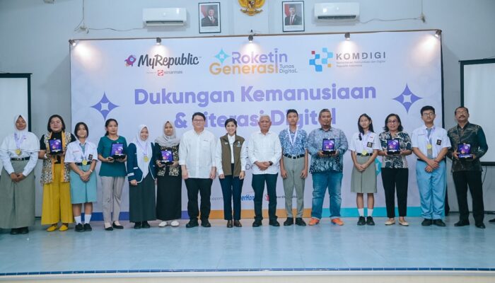 Kemkomdigi–MyRepublic Salurkan Internet Gratis 500 Mbps ke Enam Sekolah Terdampak Banjir di Sumut