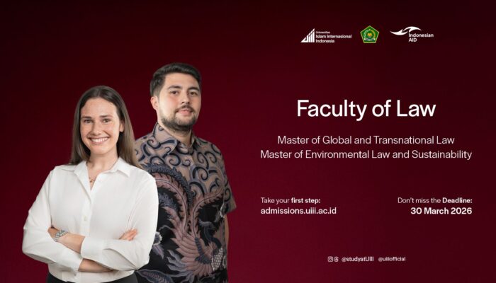 UIII Resmi Buka Fakultas Hukum, Pendaftaran Magister Dibuka hingga 30 Maret 2026