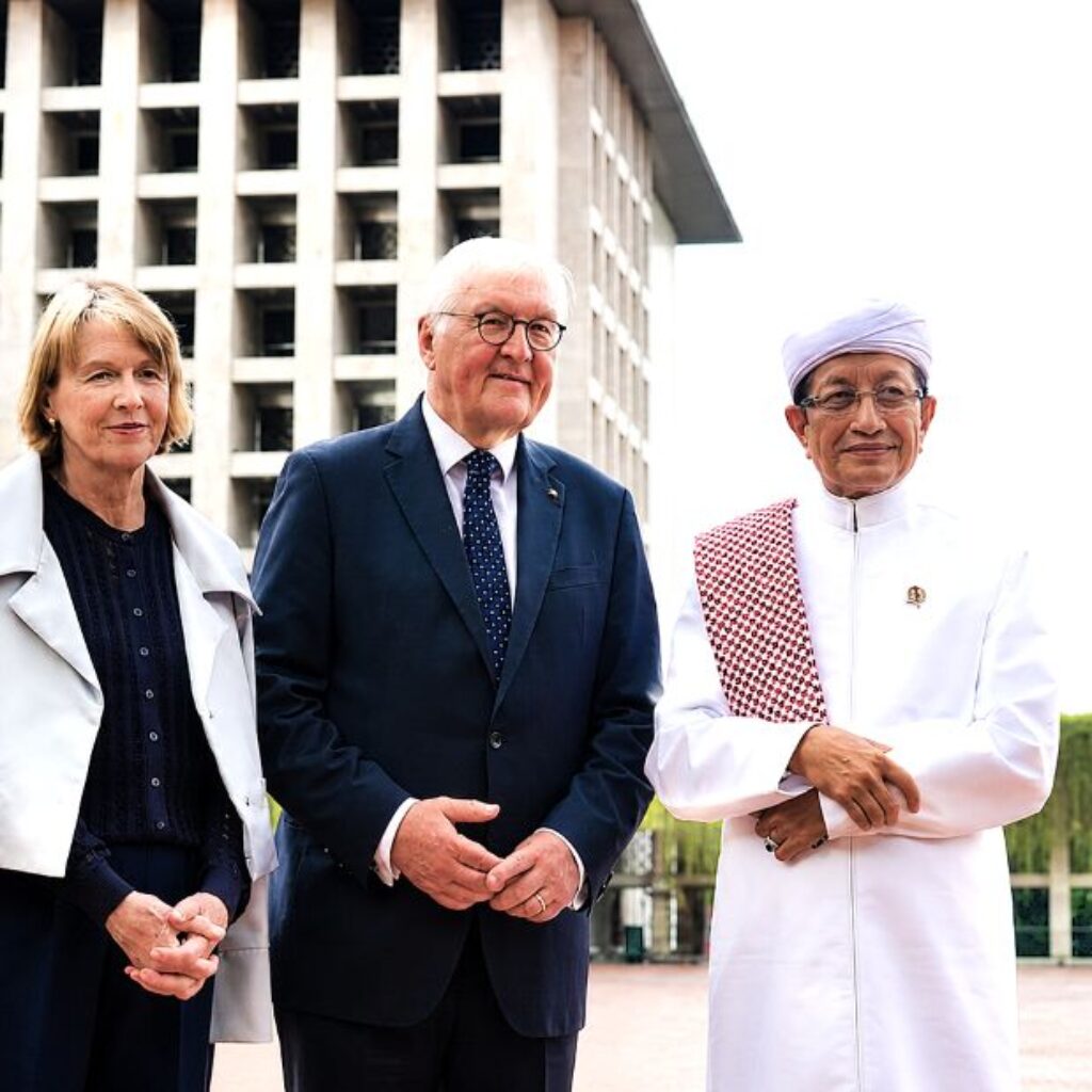 Presiden Jerman Kagum Lihat Kerukunan Istiqlal dan Katedral Jakarta