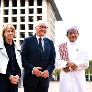 Presiden Jerman Kagum Lihat Kerukunan Istiqlal dan Katedral Jakarta