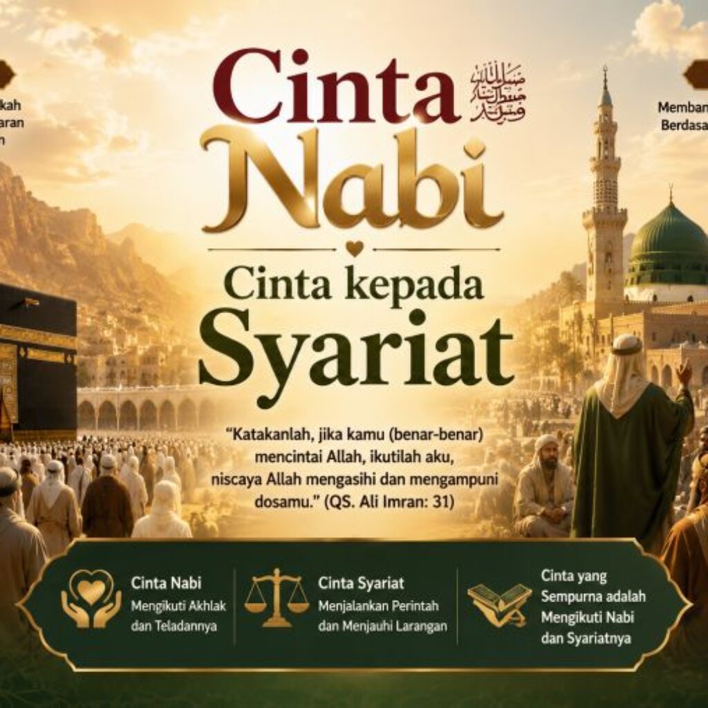 Cinta Nabi, Cinta kepada Syariat Nabi